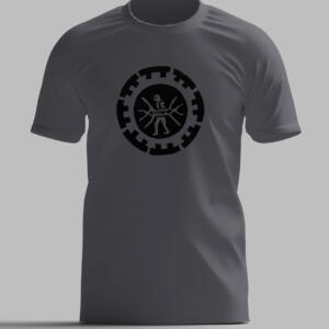 Pyrroline Logo rund grau