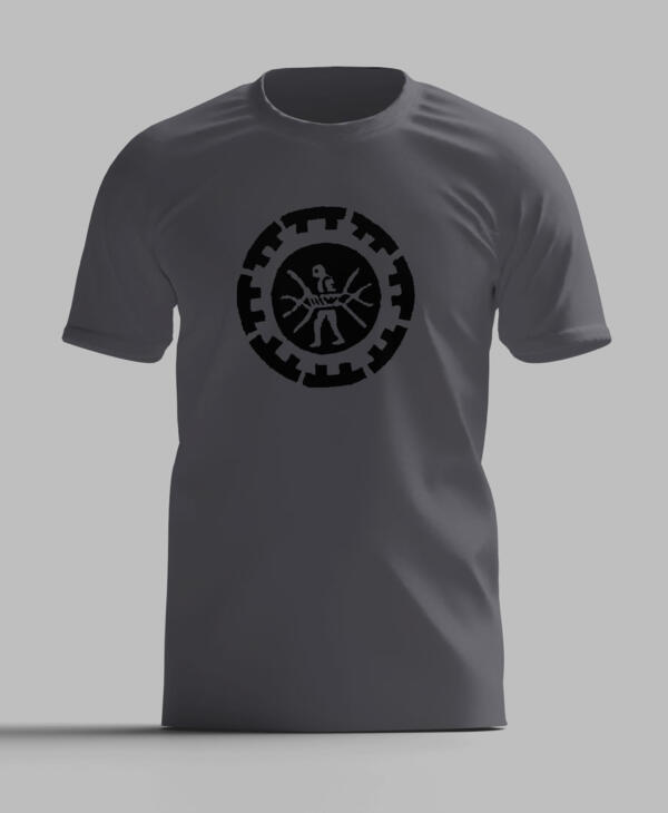 Pyrroline Logo rund grau